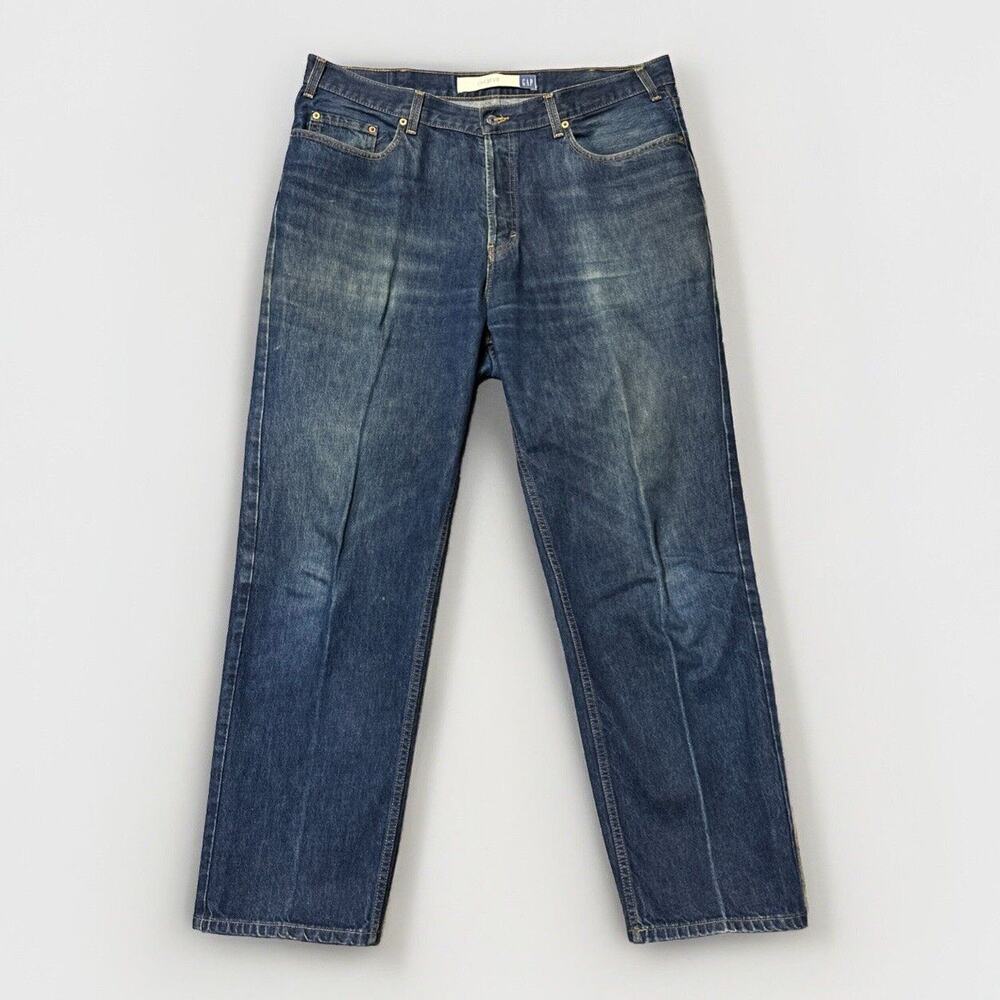 Vintage Gap Original Fit Straight Jeans Men’s Size 40x32 Dark Blue Denim